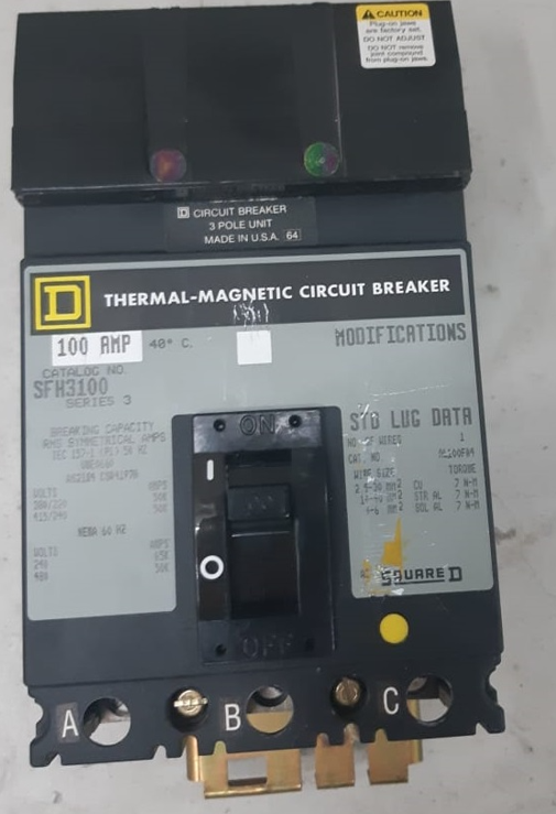 Square D SFH3100 Circuit Breaker