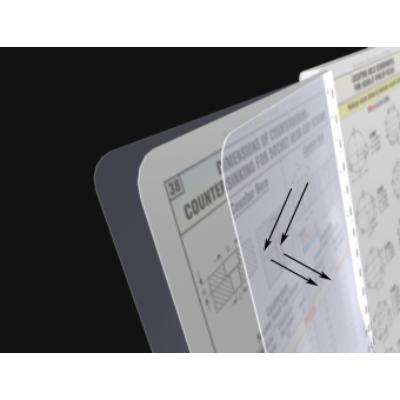 Anti-Glare Page Protection