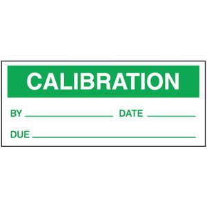 Calibration and Inspection Labels