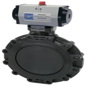 Pneumatically Actuated Butterfly Valves