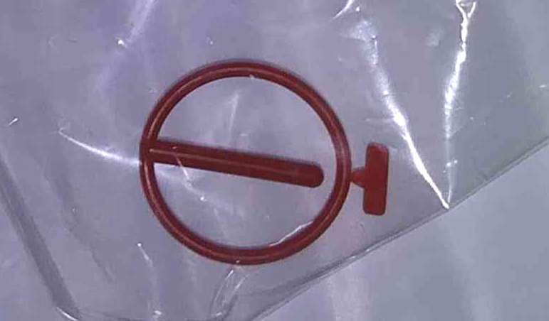 PROTO JRR50105 Impact Socket Retaining Ring, Drive Size: 1/2 Inch, 1pc, SAE, Overall Length: 1.187 Inch, Red Plastic Coated,Product In Stock, 