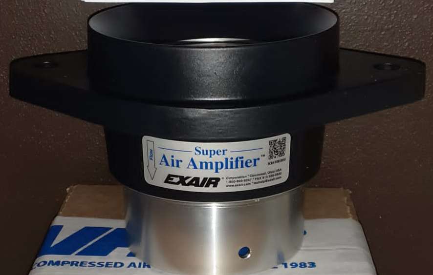 Air Amplifier EXAIR 120024 |15J060| , 4.91 Inch ,Pressure Range	5 to 120 psi,Aluminum