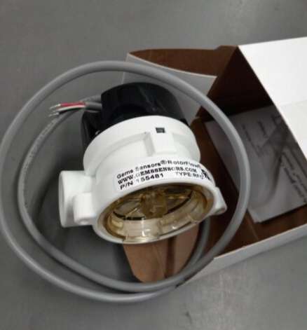 GEMS SENSORS RFO 155481 Flow Rate Monitor, 1/2 FNPT, 20 GPM Max, 24V, Polypropylene Fitting, 100 @ 70F, 40 @ 180F Max. Pressure, In Stock
