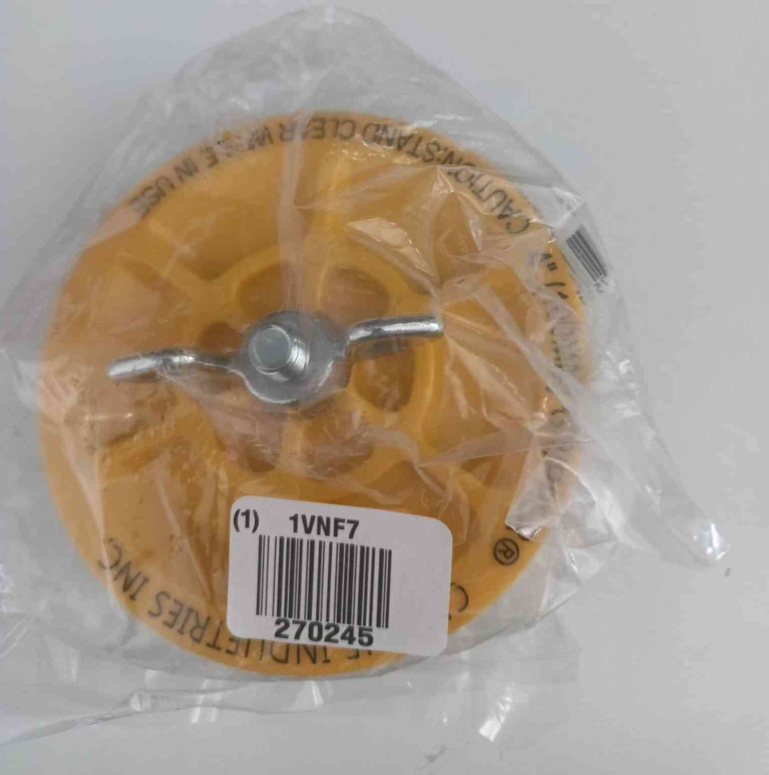 CHERNE 270245 Pipe Plug, 4 Inch Size, 2.5 Inch Length, 17 psi/ 40 ft, ABS Plastic, Packaged Product, In Stock