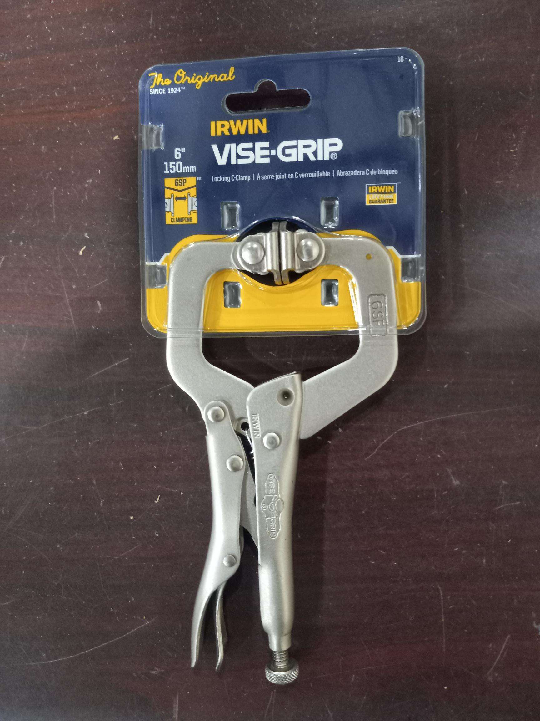 IRWIN 6SP Locking C Clamp, Alloy Steel, 1/8 Inch Cap, 6 Inch Size, In stock