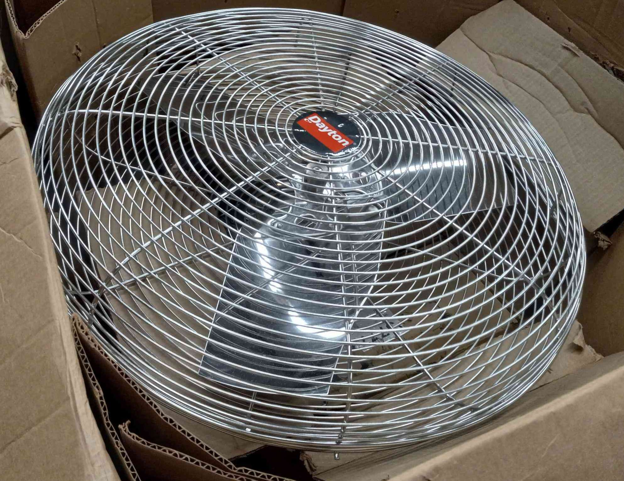 DAYTON Industrial Stainless Steel Washdown Fan: Industrial Stainless Steel Washdown Fan, 5,220 cfm, Product In Stock