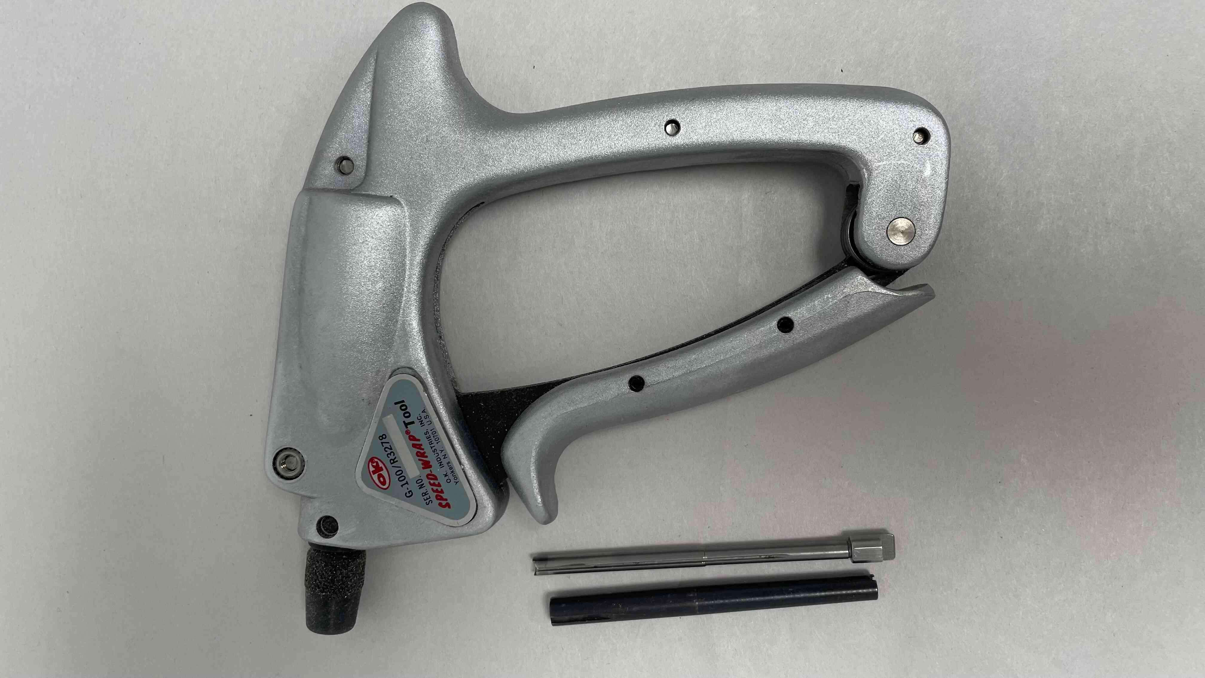 OK INDUSTRIES G100/R3278, Aluminum Housing, Wire Gauge 18 to 32 AWG, Manual Wire Wrap Tool, Handle Material Aluminum