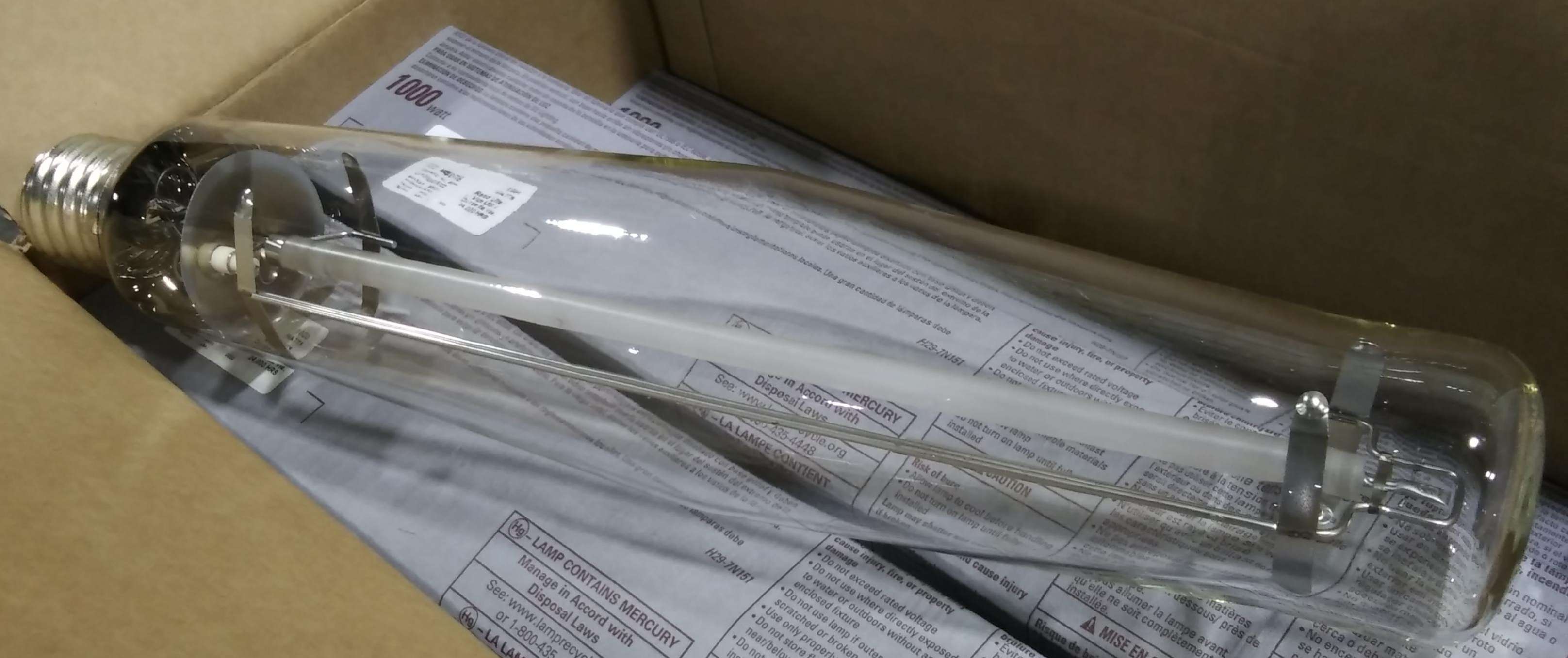GE LIGHTING LU1000, HID Lamp, 1000W, High Pressure Sodium, Product in box, In stock
