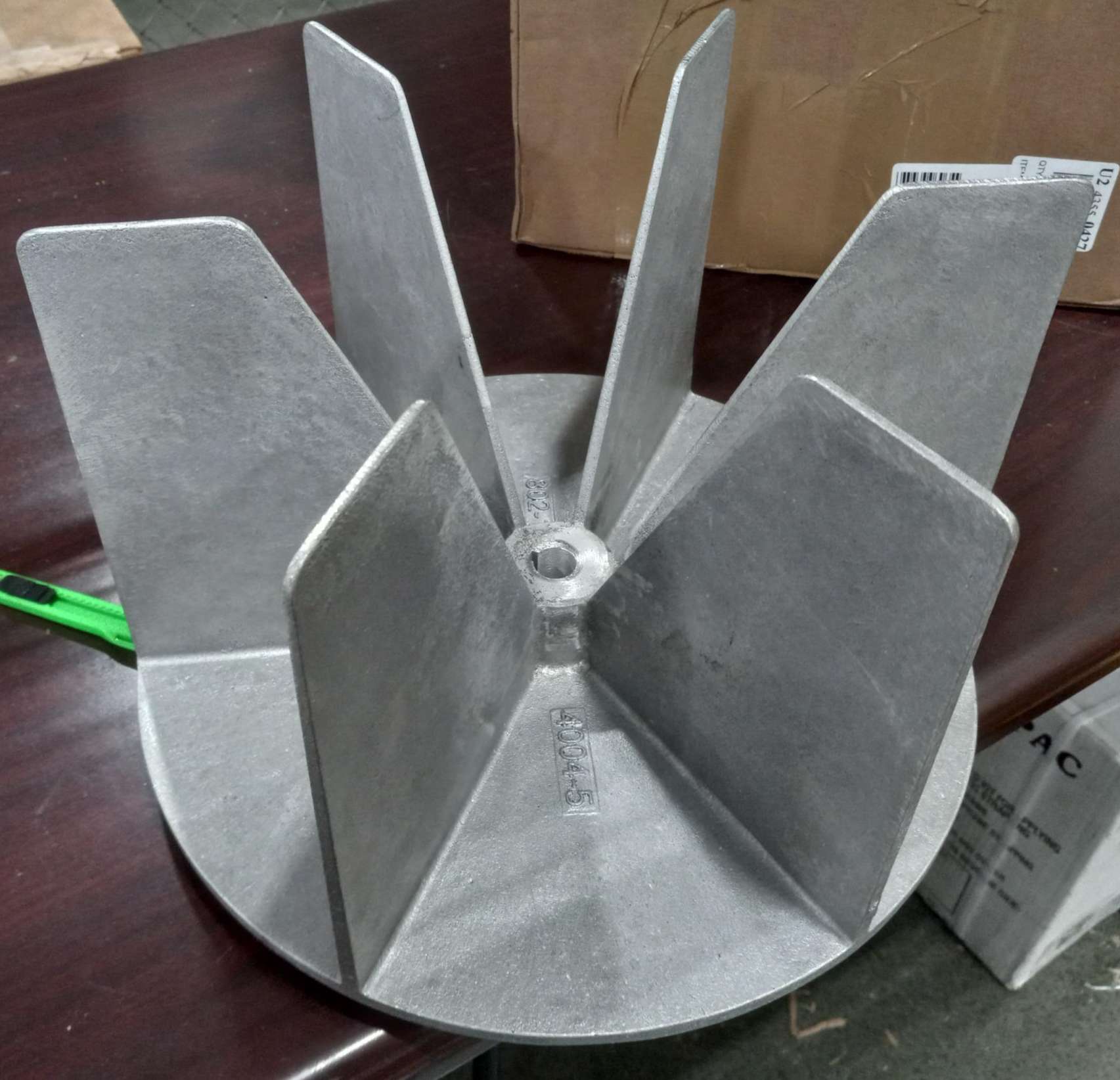 DAYTON 2ZB36 Replacement Blower Wheel, 1,750 RPM, CW/CCW, Stock available