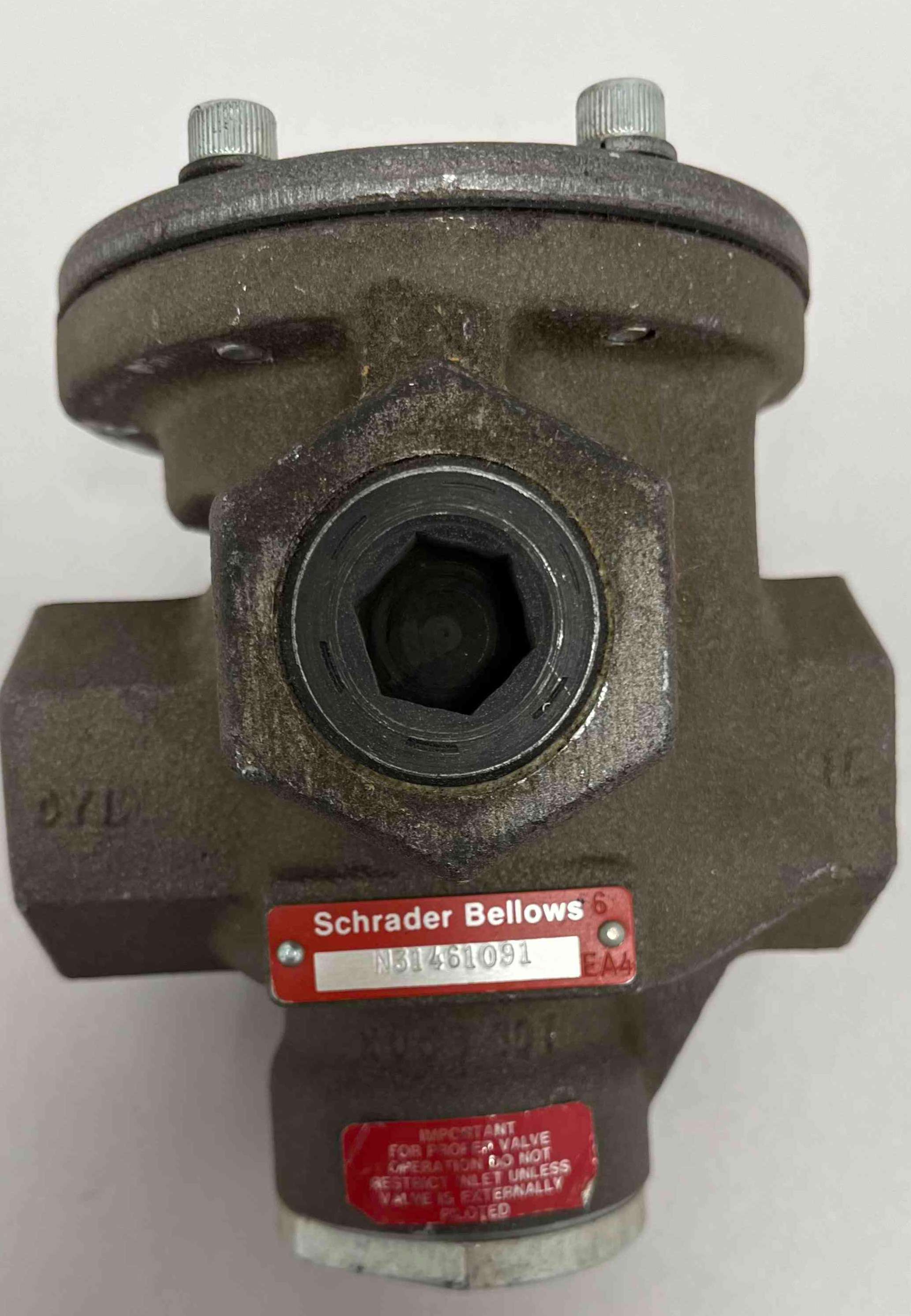 PARKER N35461091 Pilot Air Control Valve, 3-Way / 2-Position, 3/4 Inch Valve Port Size