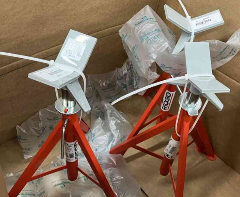 Ridgid 56662 | VJ-99 | 4CX07 | V-Head Pipe Stand, 1/8 To 12 Inch