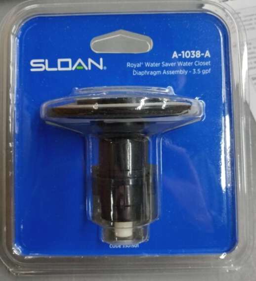 SLOAN A1038A Repair Kit Diaphragm 3.5 GPF, Use With Royal Flush Valves, Product In Stock, Packaged Product