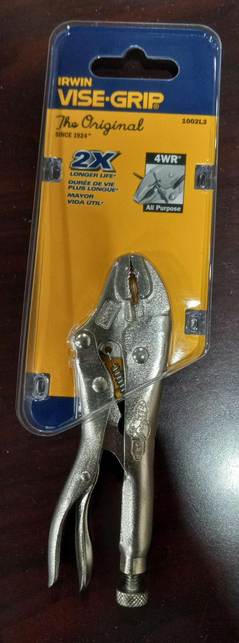 IRWIN 4WR Locking Plier, 4 Inch With Wire Cutter, Curved, In stock