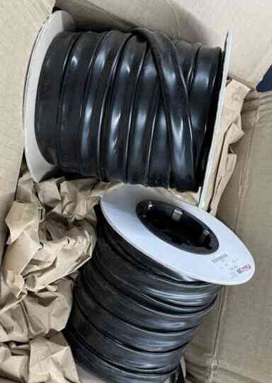 INSULTAB HS-614 1/2 Blk 100 Heat Shrink Tubing Food-grade, 6-1 AWG x 100 Feet Length, Acrylated Olefin Material, Product In Stock, In Box