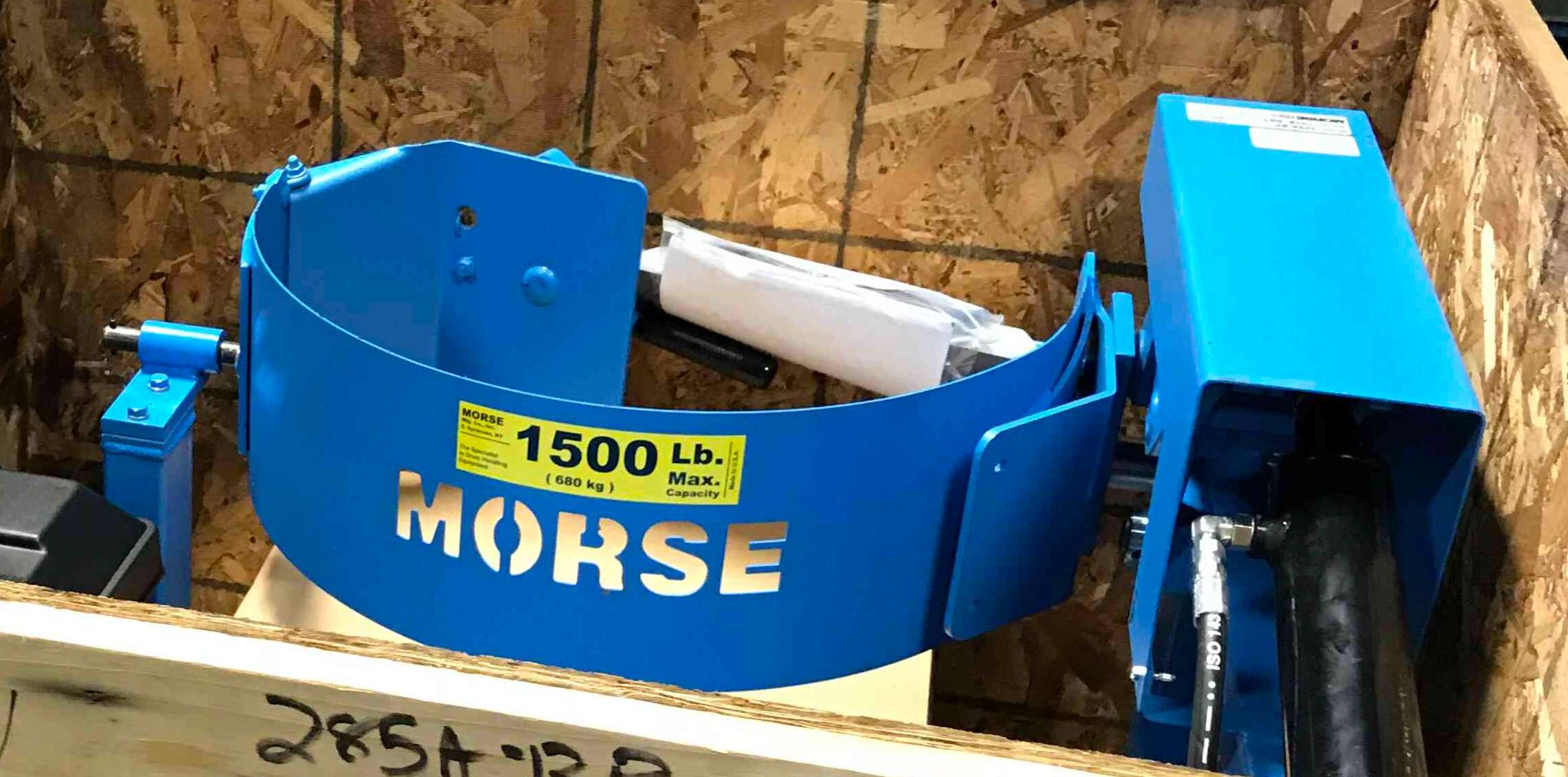 MORSE DRUM 285A-BP with Battery Power Drum Tilt Control, 1500 Lb capacity 