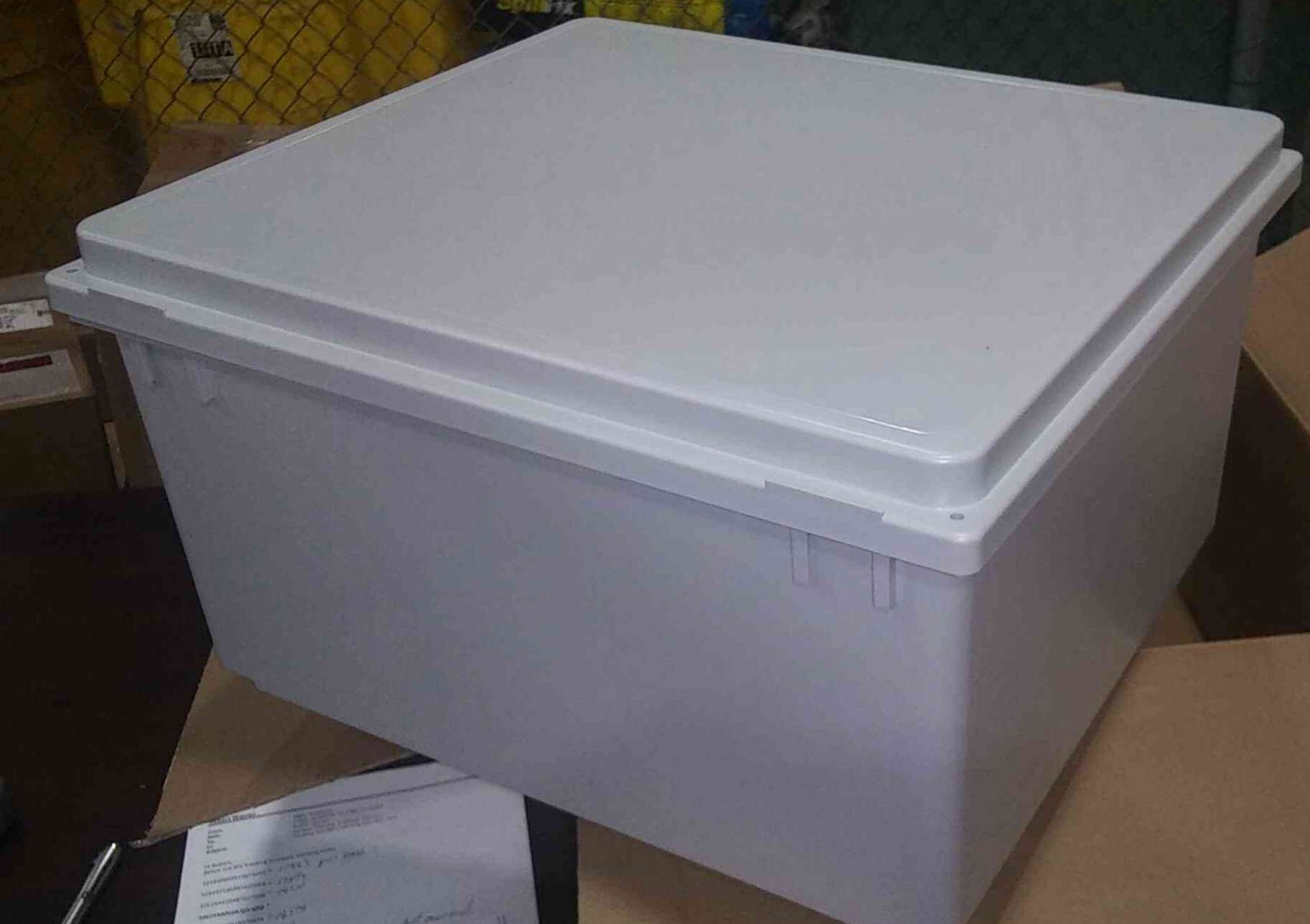 HOFFMAN A16148PHC, Non-metallic Enclosure, IP Rating 66, Resists cracking, Polyester, 16.02 Inch Height x 14.01 Inch Width