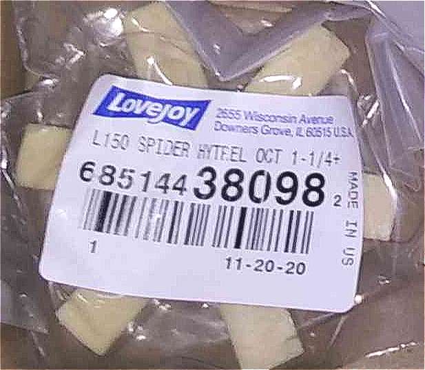 Lovejoy 68514438098 | L150 HYTREL OCT 1-1/4 | Jaw Coupling Spider