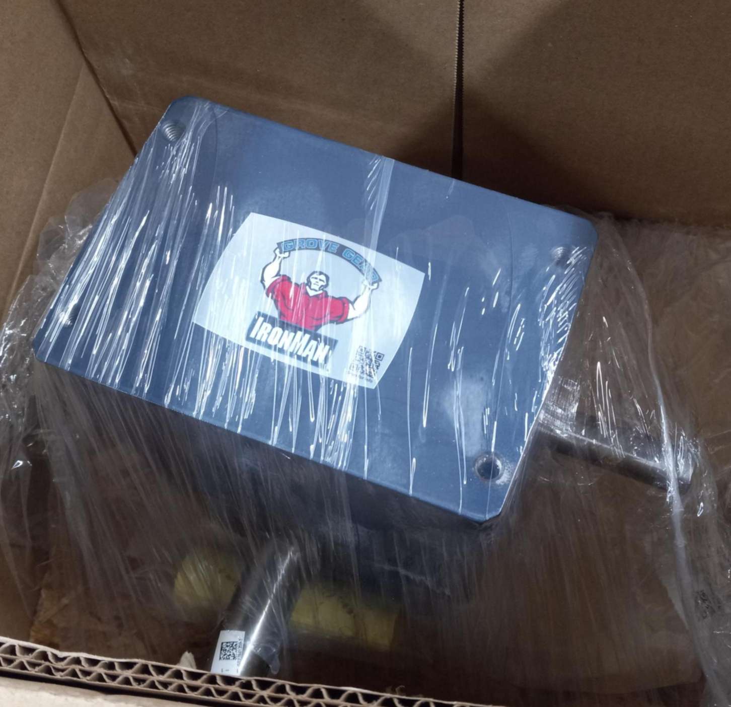 GROVE GEAR GRL8260011.00 Worm Reducer, Cast Iron, 1.125 Inch O.D, 80:1 Ratio, 0.75 Inch I.D, Product in box, In stock