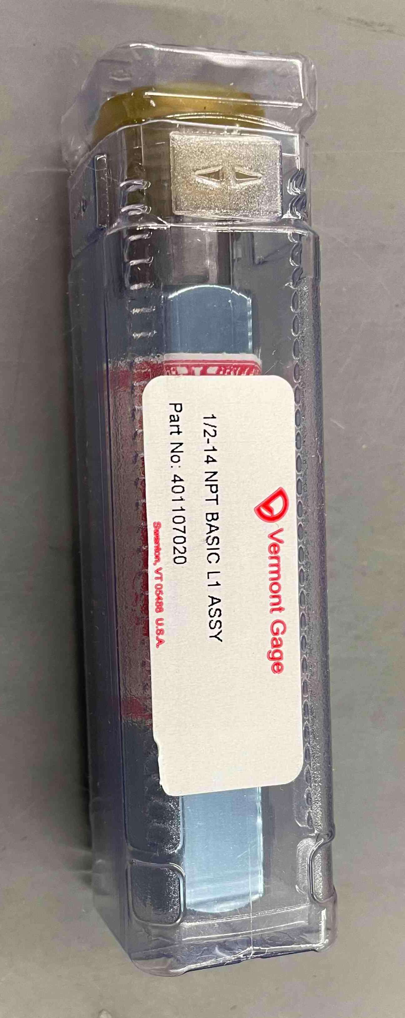 VERMONT GAGE 401107020, Plug Gage, 1/2Inch - 14 Thread Size, Double End, Taperlock 4, NPT, In Stock