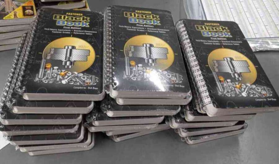 Fastener Black Book, 1st Edition, Metric Type, English, Pocket Size, Product In Stock