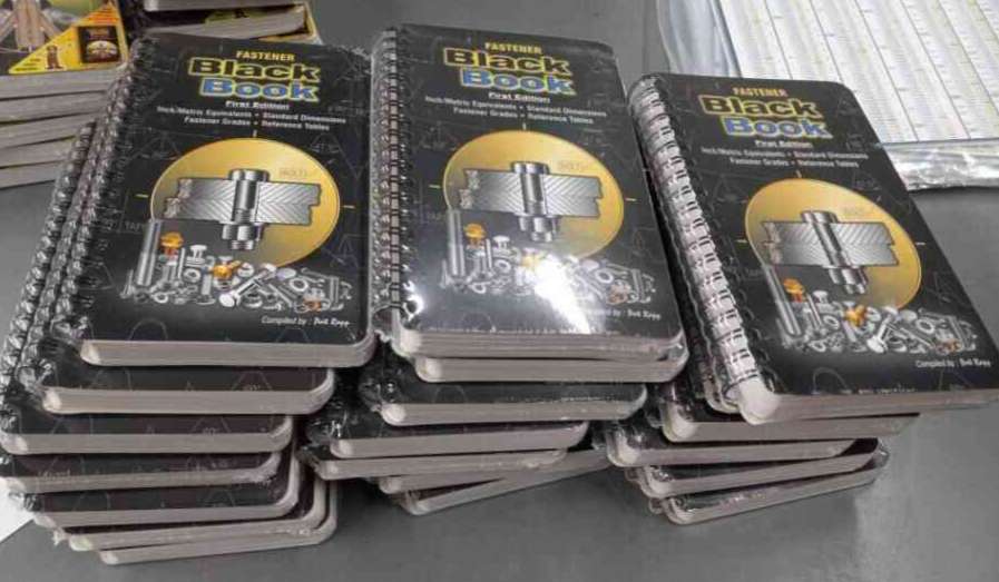 Fastener Black Book, 1st Edition, Metric Type, English, Pocket Size, Product In Stock