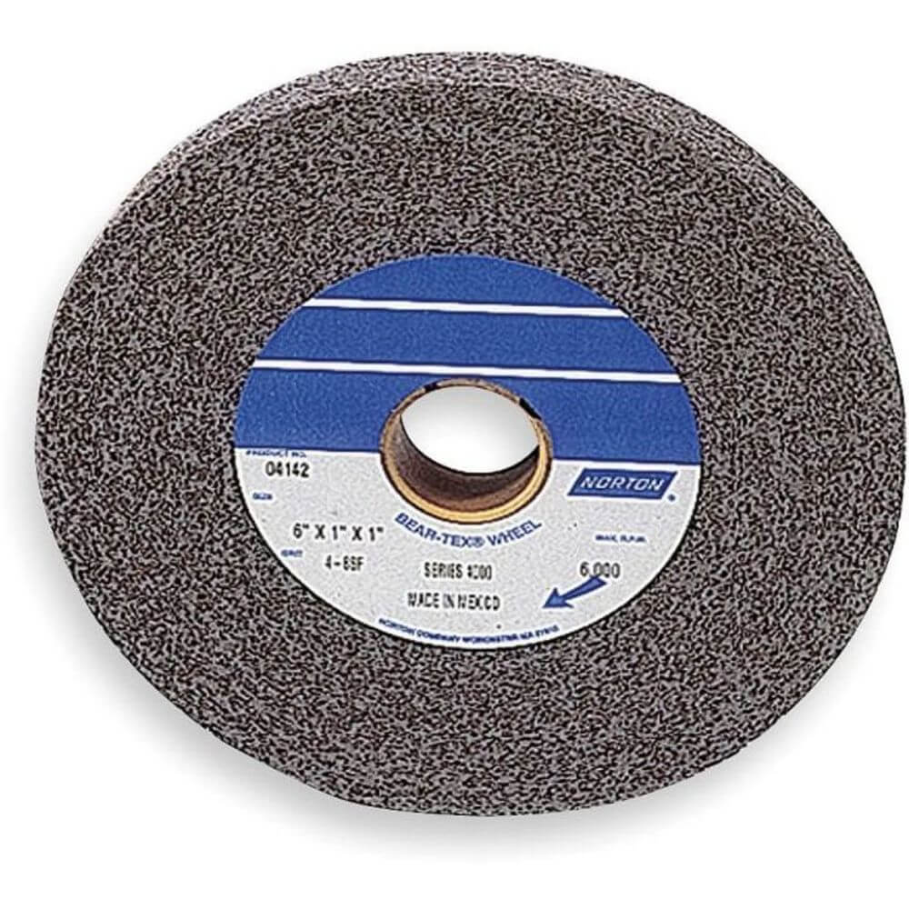 Deburring Wheel, LD-WL, 6S Fine, 8 Inch x 1 Inch x 3 Inch, 3 Pcs