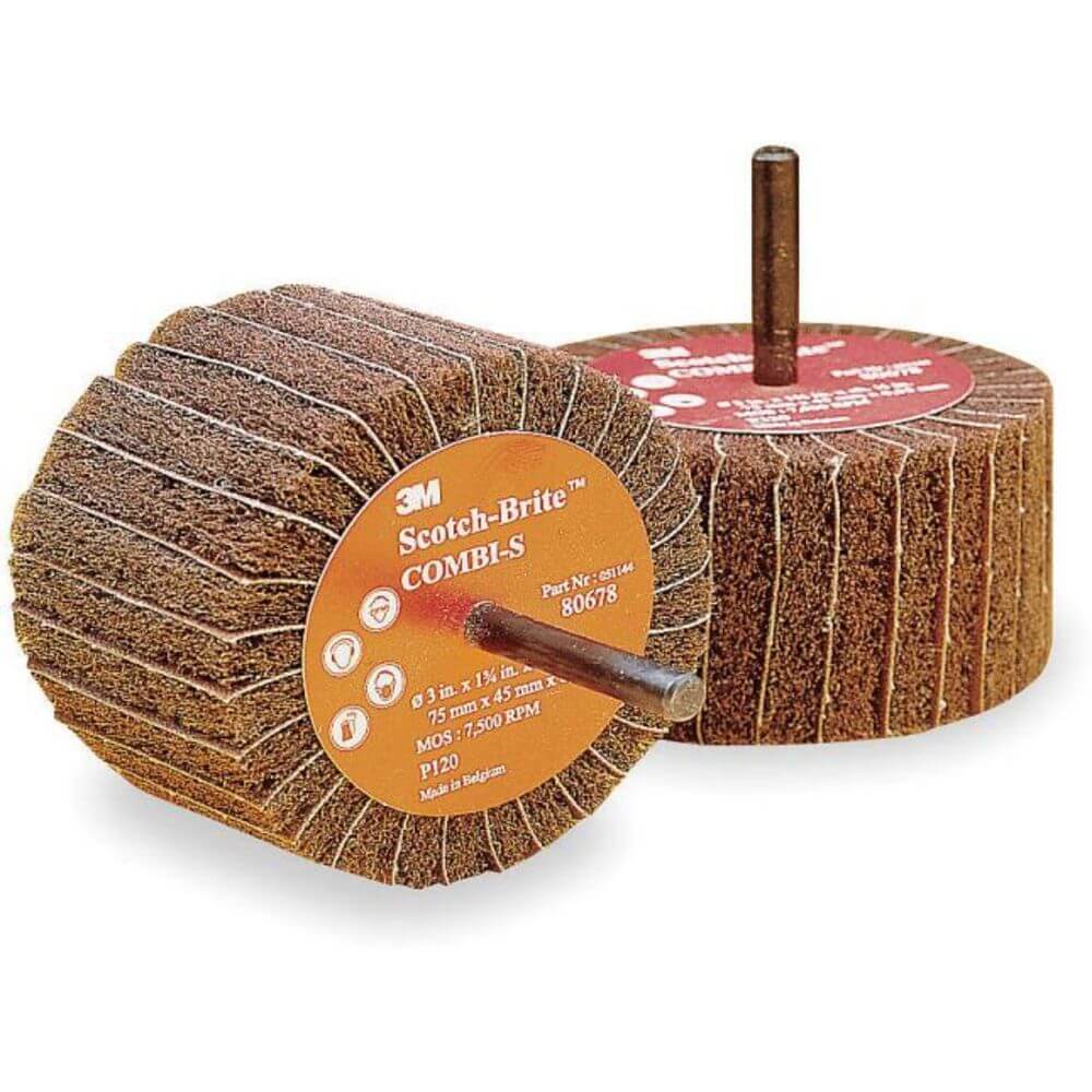 Flap Wheel Roloc Interleaf 2.5 x 1.25 120g