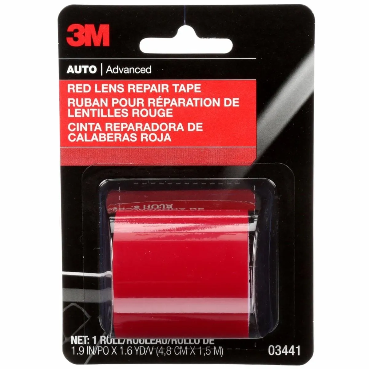 3M 03441 Red Lens RepairTape, 03441, 1.875 Inch x 60, PK24 | CY7NGG