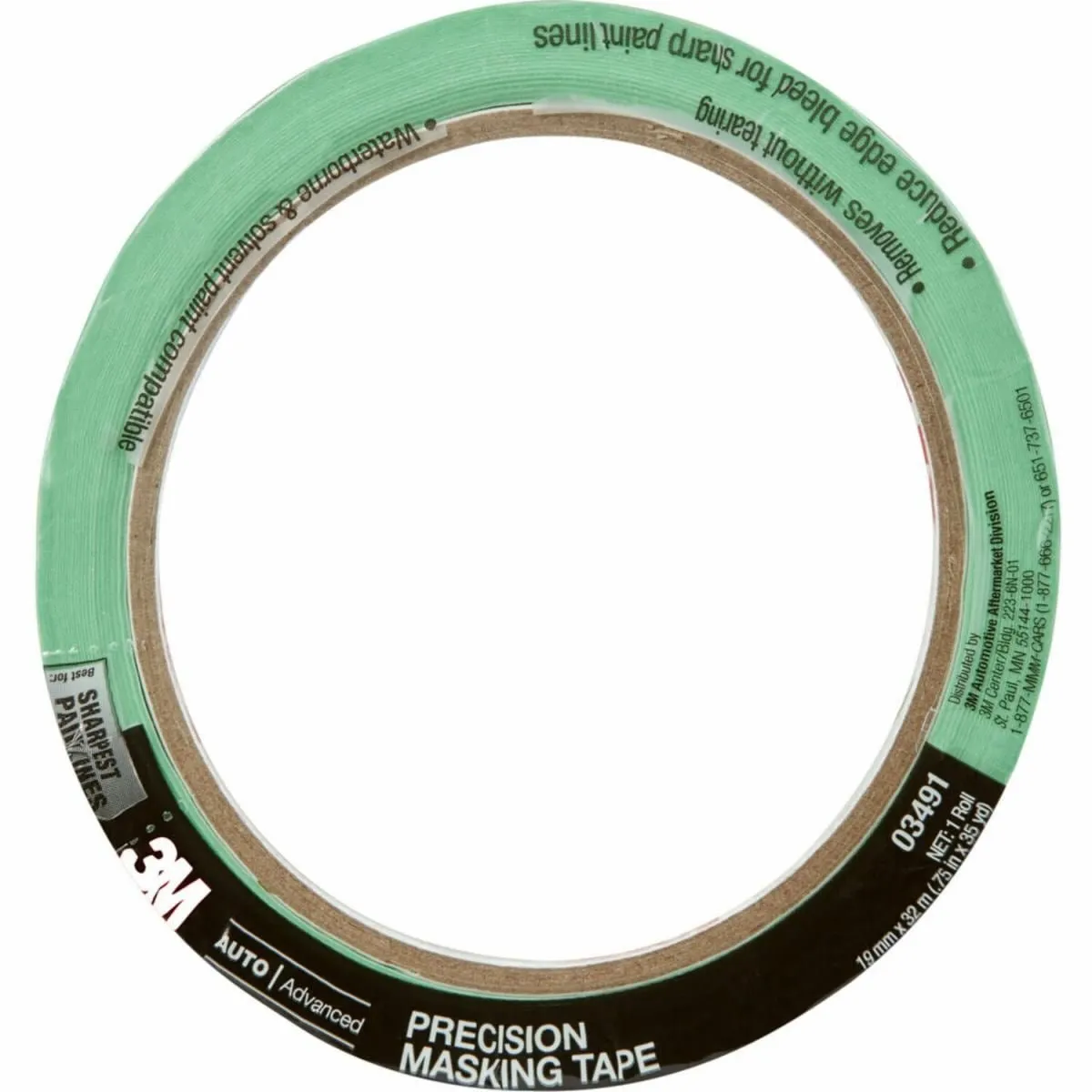 3M 03491 Precision MaskingTape, 03491 0.75 Inch x 3, PK24 | CY7NJK