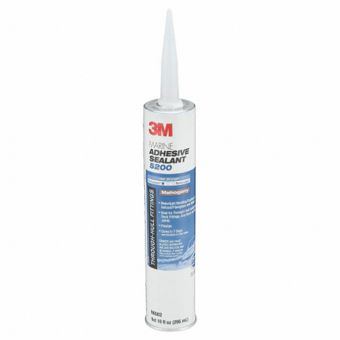 3M 06502 Mahogany Marine Adhesive Sealant, Polyurethane, 10.0 Oz Cartridge | CE9XXH 4YDL3