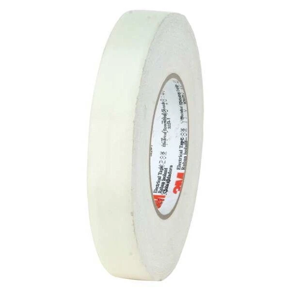 3M 28-1"X72YD Cloth Tape, 1 Inch x 72 yd, 8 mil, White, PK36 | CY7NBL