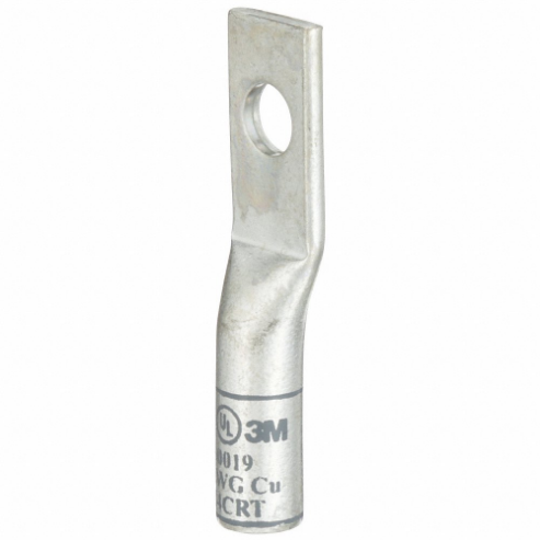 3M 30019 Copper One-hole Lug Gray 4 Awg, 50 Pk | AB9XBD 2FYN1