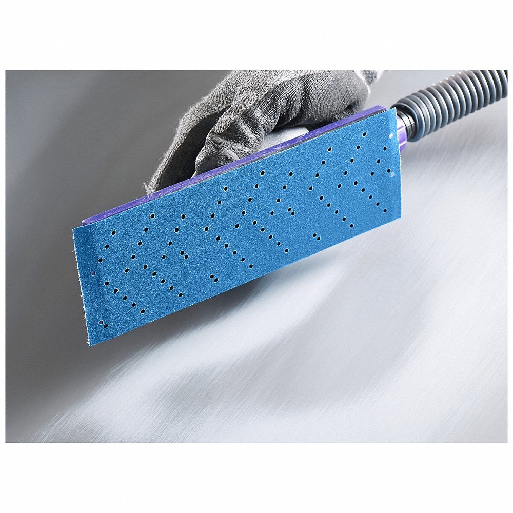 3M 36187 Hookit Blue SheetRollMultiH 36187 80, PK4 | CY6VQM