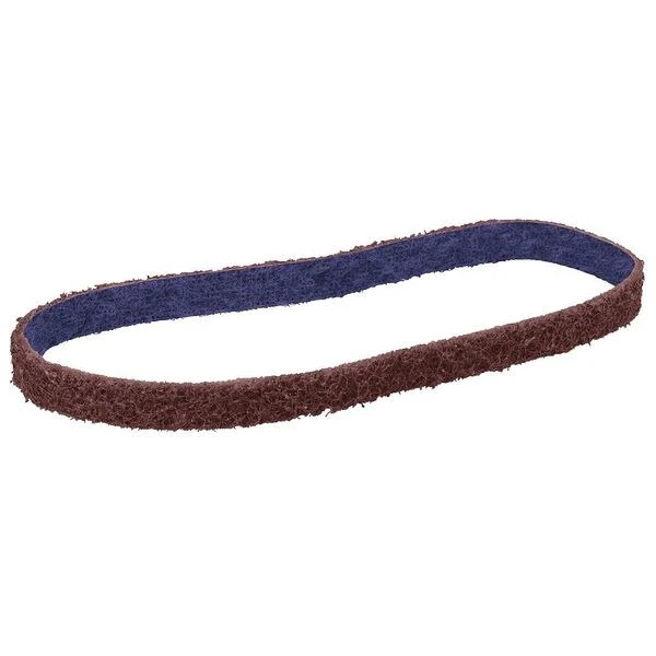 3M 61500295854 Sanding Belt, 3/4 Inch W, 18 Inch L, 60 Grit, Medium, Durable Flex, Maroon | CY6WPB