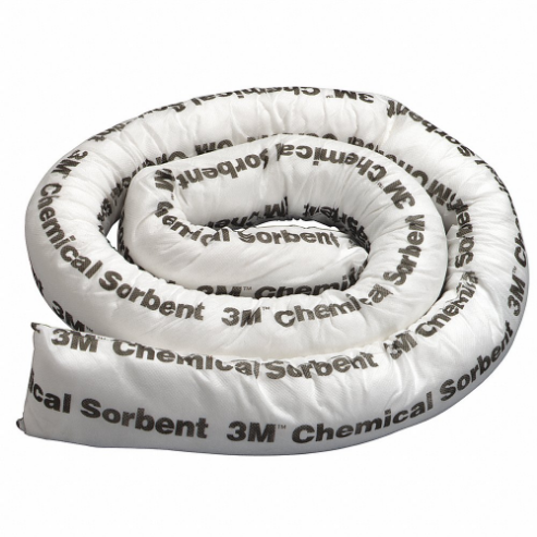 3M P-208 Absorbent Boom, Universal, 12 Gallon, 8 Feet, Polyester, Polypropylene | CF2UFD 39CD50
