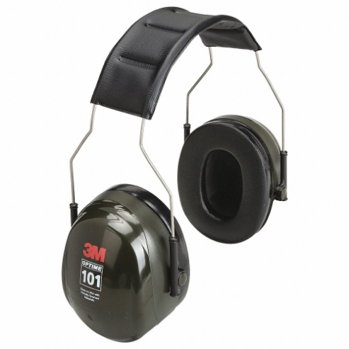 Ear Muffs, Over-the-Head Earmuff, Passive, 27 dB NRR, Foldable, Foam/Polyurethane/PVC