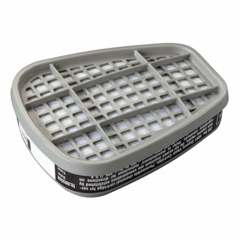 3M 6001 Cartridge, Organic Vapor OV, Black | CF2NEZ 6AM37