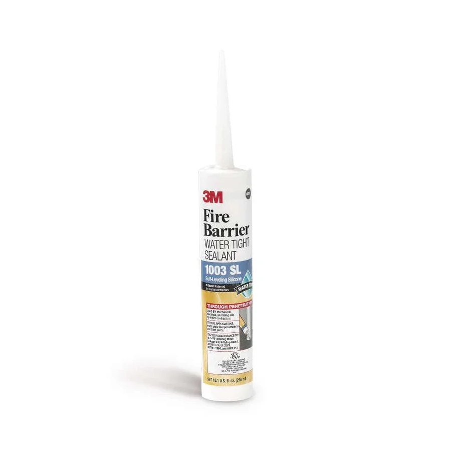3M 1003-S/L-10.1OZ Firestop Sealant, 10 Oz Cartridge, Up to 3 Hr Fire Rating, Gray | CF2DXY 2JDE9