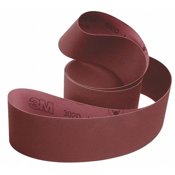 3M 7000120771 Sanding Belt, 6 Inch W, 264 Inch L, Aluminum Oxide, Medium, SC-BF, Maroon | CY6WKW