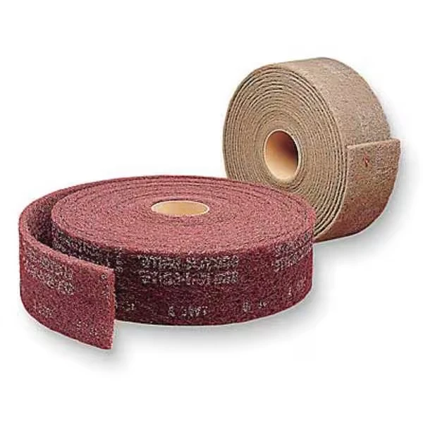 3M 7000121073 Abrasive Roll, 3 Inch W x 30 Feet L, Maroon, PK4 | CY6VVG