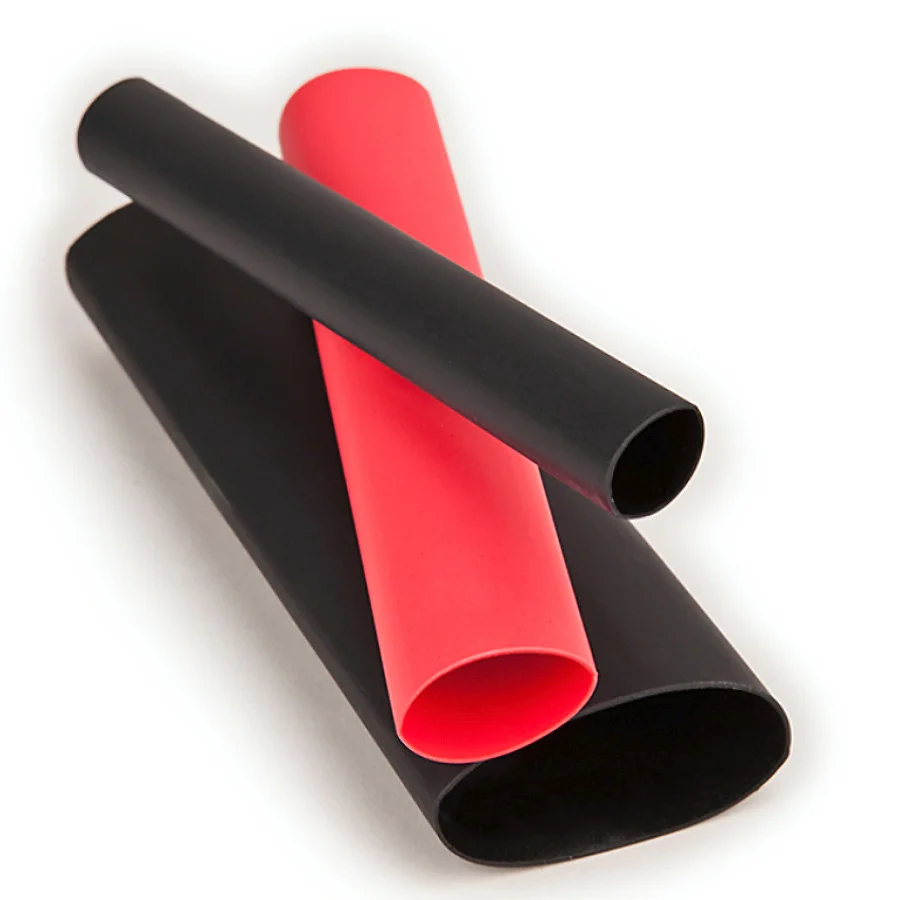 3M EPS300-1-48-BLACK-24 PCS Heat Shrink Tubing, 4 Feet, Thin Wall, Flexible Polyolefin, Shrink Ratio 3:1, 24 Pk | CF2AUJ 2JRD1
