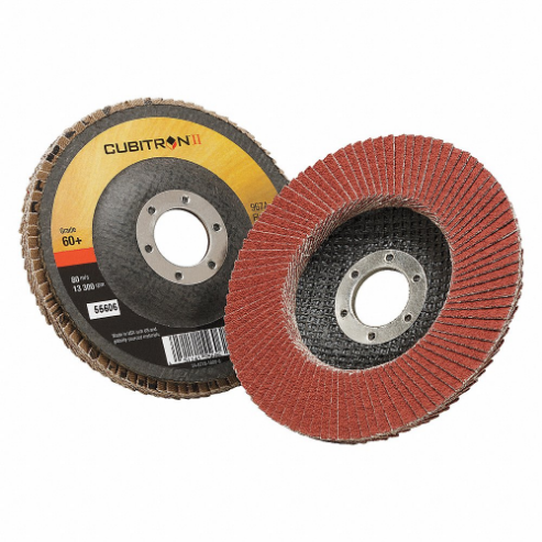 3M 967A Flap Disc, Ceramic, 4 1/2 Inch Disc Diameter, 60 Abrasive Grit | CF2DPR 30CP28