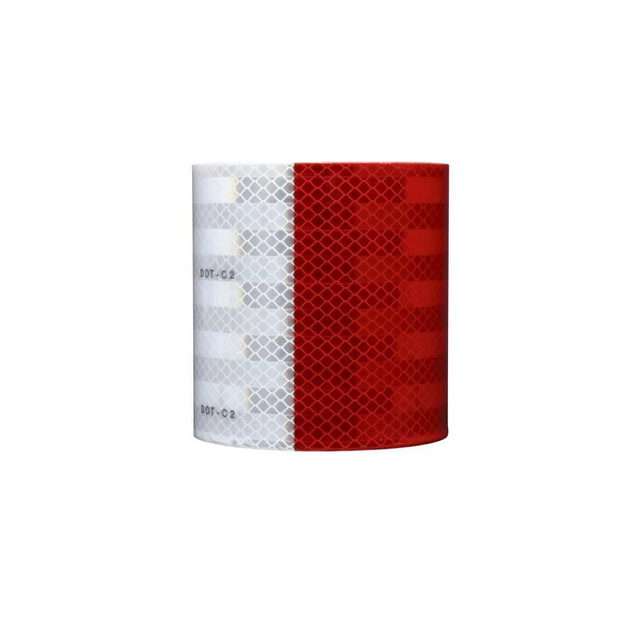 3M 983-326 Reflective Tape Strips Red/White, 10 Pk | AD6JZZ 45K291