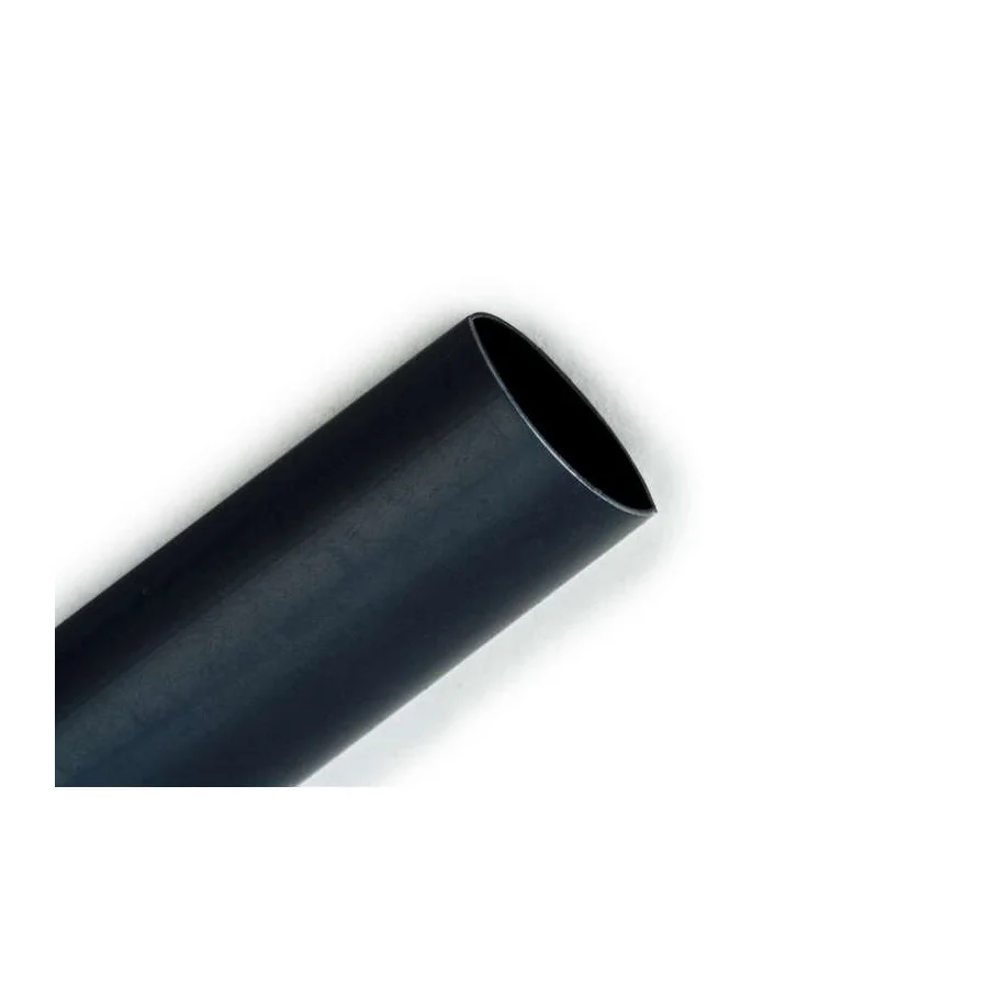 3M FP301-1 1/2-6-BLACK-10-3 PC PKS Heat Shrink Tubing, 6 Inch, Thin Wall, Flexible Polyolefin, Shrink Ratio 2:1, 3 Pk | CF2APN 30N555