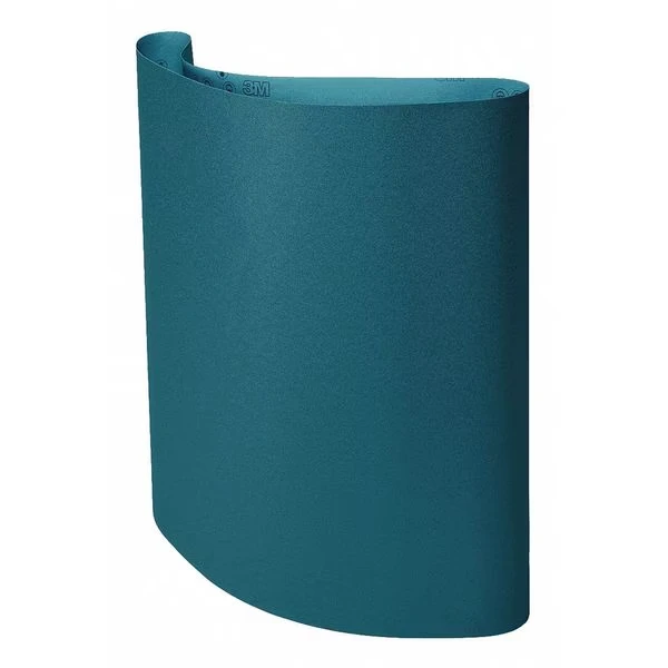 3M 7010366602 Sanding Belt, 52 Inch W, 75 Inch L, Non-Woven, Aluminum Oxide, Very Fine, Blue | CY6VPV