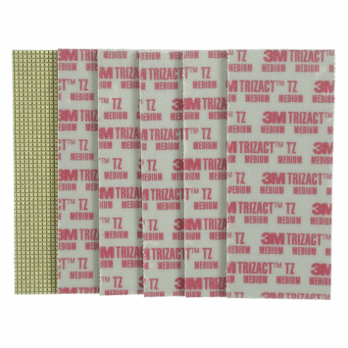 3M 86026 Diamond Abrasive Rectangular Polishing Pad, 3-3/4 x 9 Inch Size, 3000 RPM, 6 Pk | CF2KAB 401M68