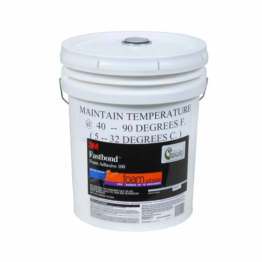 3M 100 Pail Foam Adhesive, 5 Gallon, Neutral | CE9UCD 2JCC9