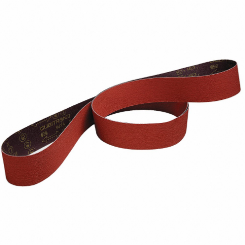 3M 947A Sanding Belt, 132 Inch Length, 3 Inch Width, Ceramic Grain, 120 Grit, Fine | CE9KXF 448A89