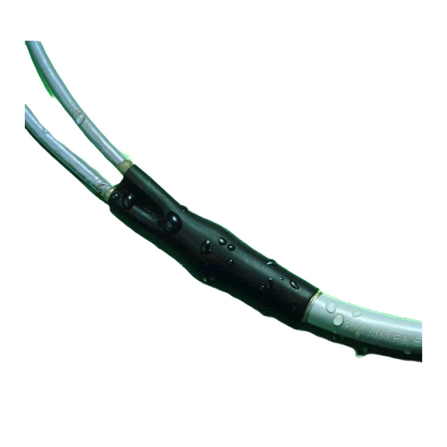 3M EPS300-1/2-6-BLACK-10-10 PC PKS Heat Shrink Tubing, 6 Inch, Thin Wall, Flexible Polyolefin, Shrink Ratio 3:1, 10 Pk | CF2APC 30N545