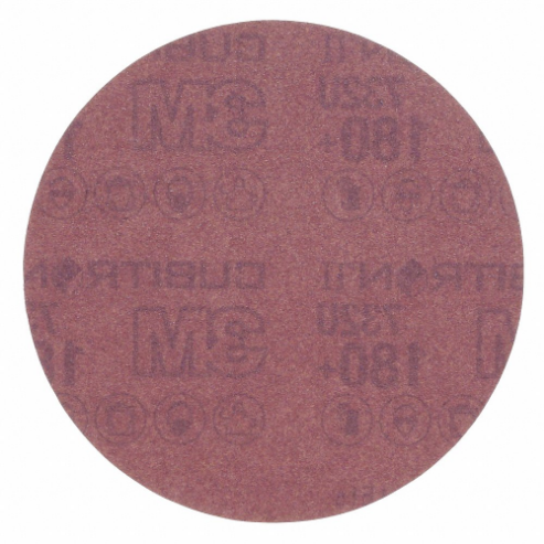 3M 732U Sanding Disc, Fine, Ceramic Grain, Coated, 5 Inch, 180 Abrasive Grit, Non-Vacuum | CE9KGH 448D29